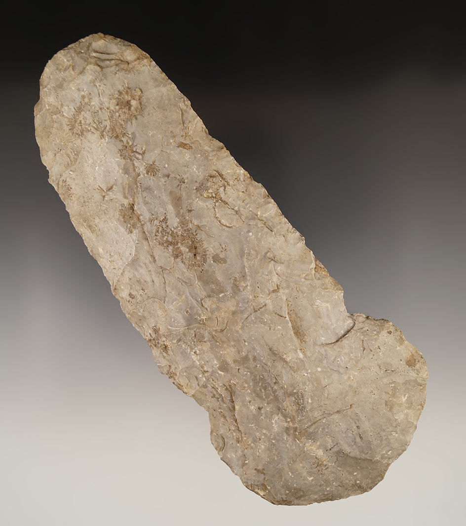 7 3/8" Flint Hoe found in Northern Missouri in 1936.