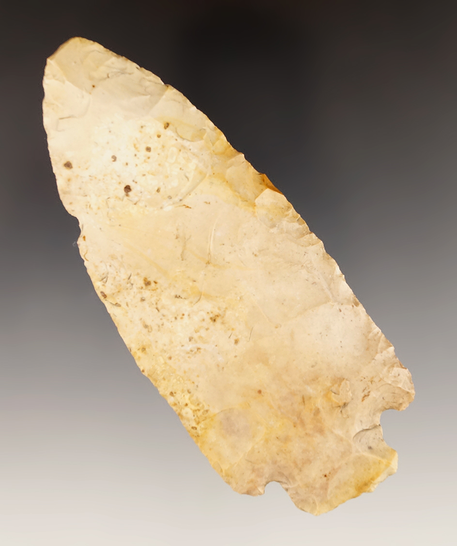 4 and 7/16" Etley knife found in Missouri. Comes with a Perino COA.