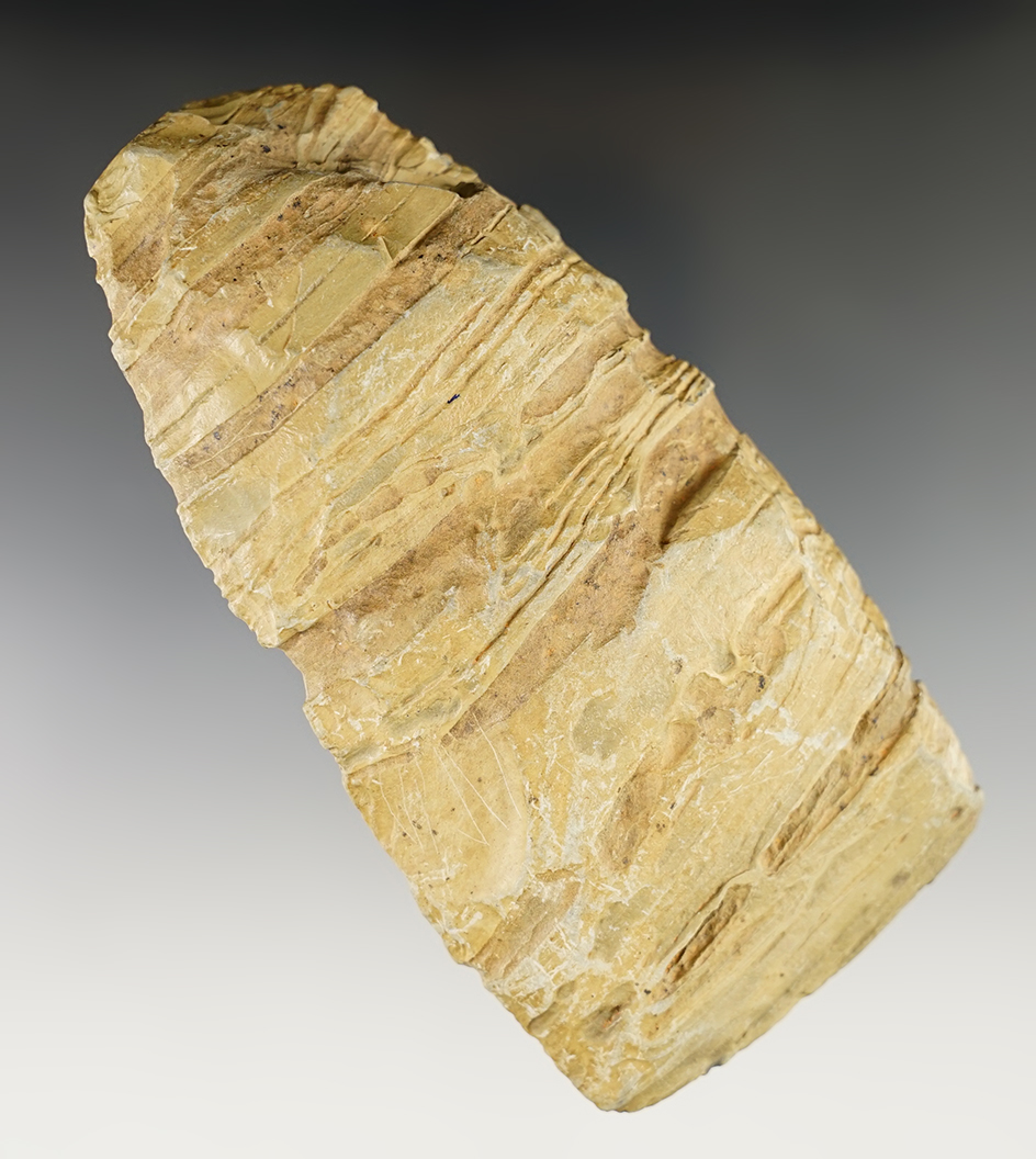 Unique material on this 4 13/16" Neolithic Celt found in the Sahara Desert Region of Africa.