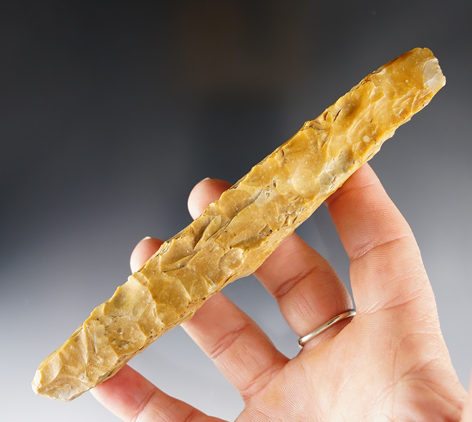 5 7/8" Danish Chisel that shows excellent workmanship. Found in Denmark.