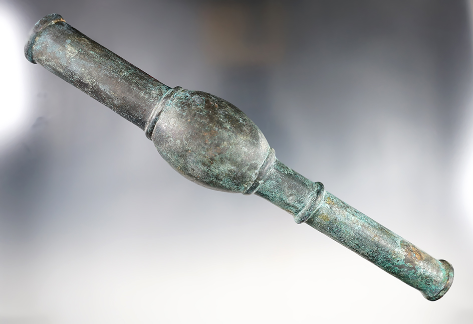 Rare and old! 9" long ancient Chinese hand cannon in very nice condition.