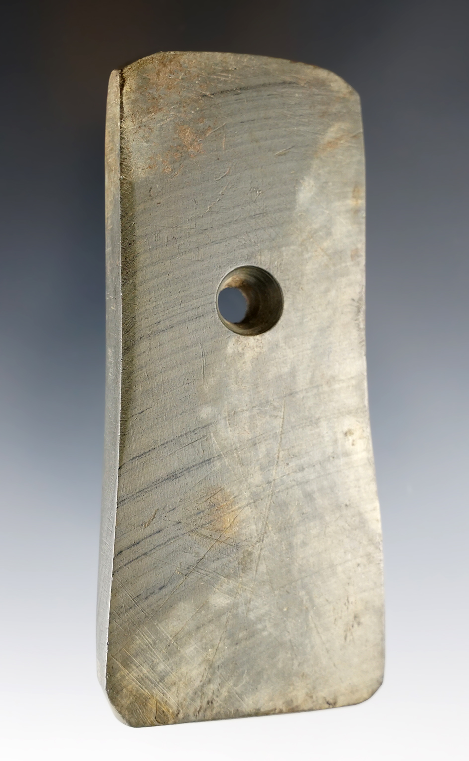 Well made 4 3/16" Bell Pendant found in Summit Co., Ohio. Ex. David Root collection.