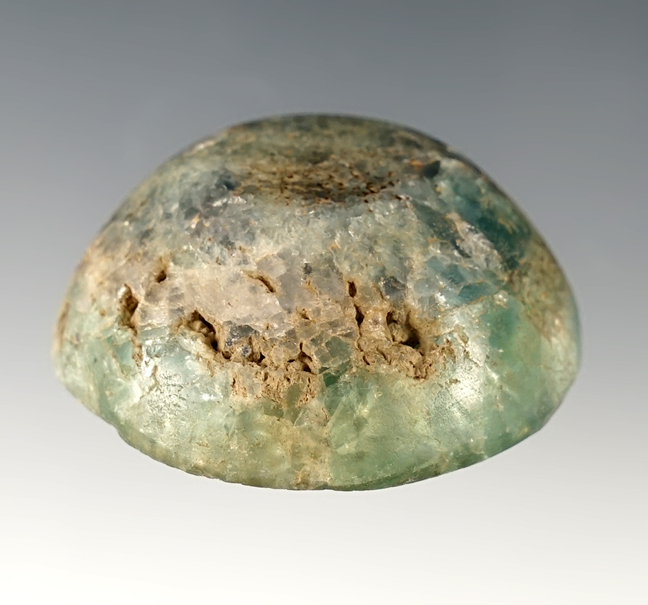 1 13/16" wide Cone made from colorful Fluorite. Found in Pike Co., Ohio.