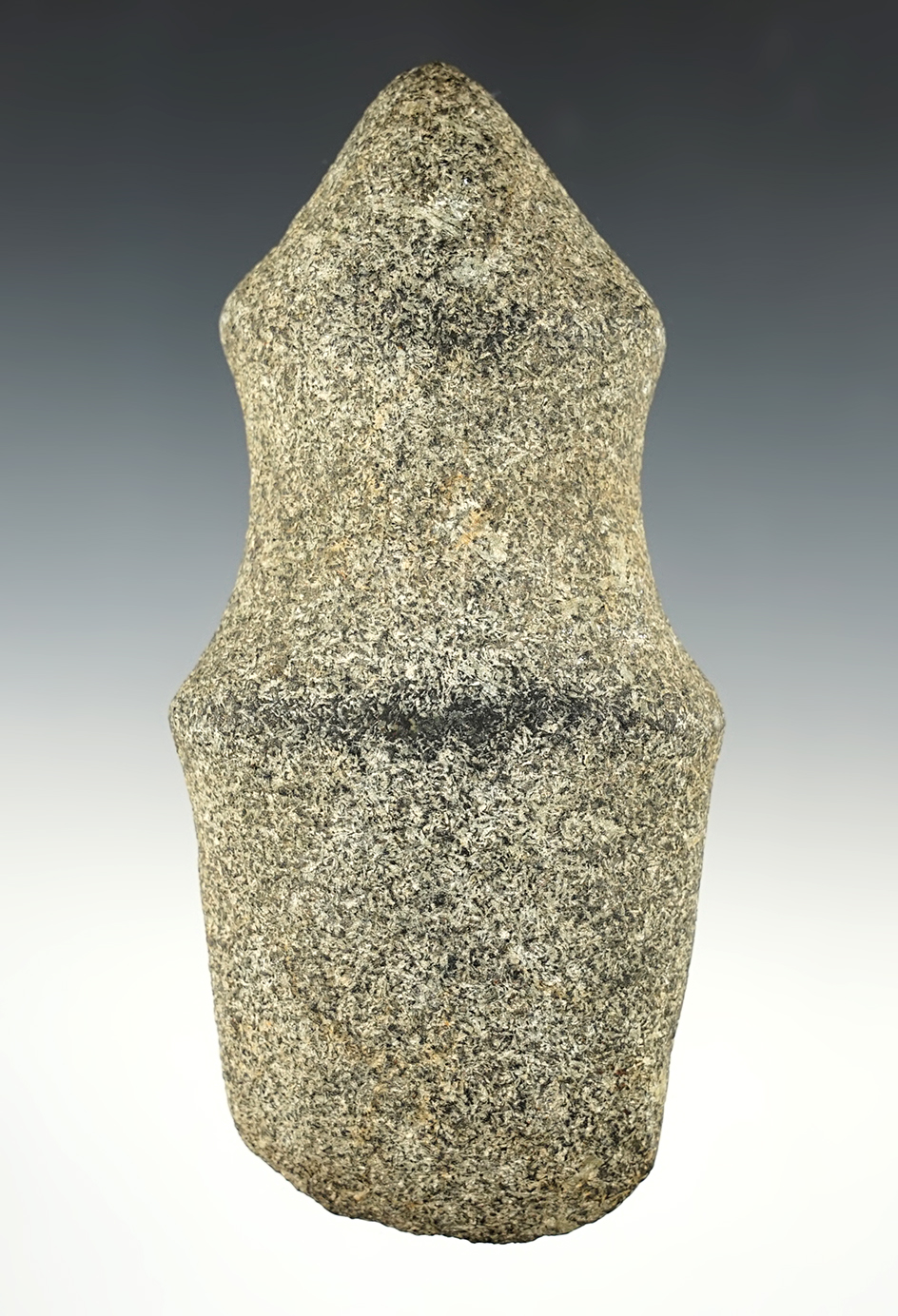 6 3/8" Michigan Barbed Axe made from Granite found in Northwest Ohio.