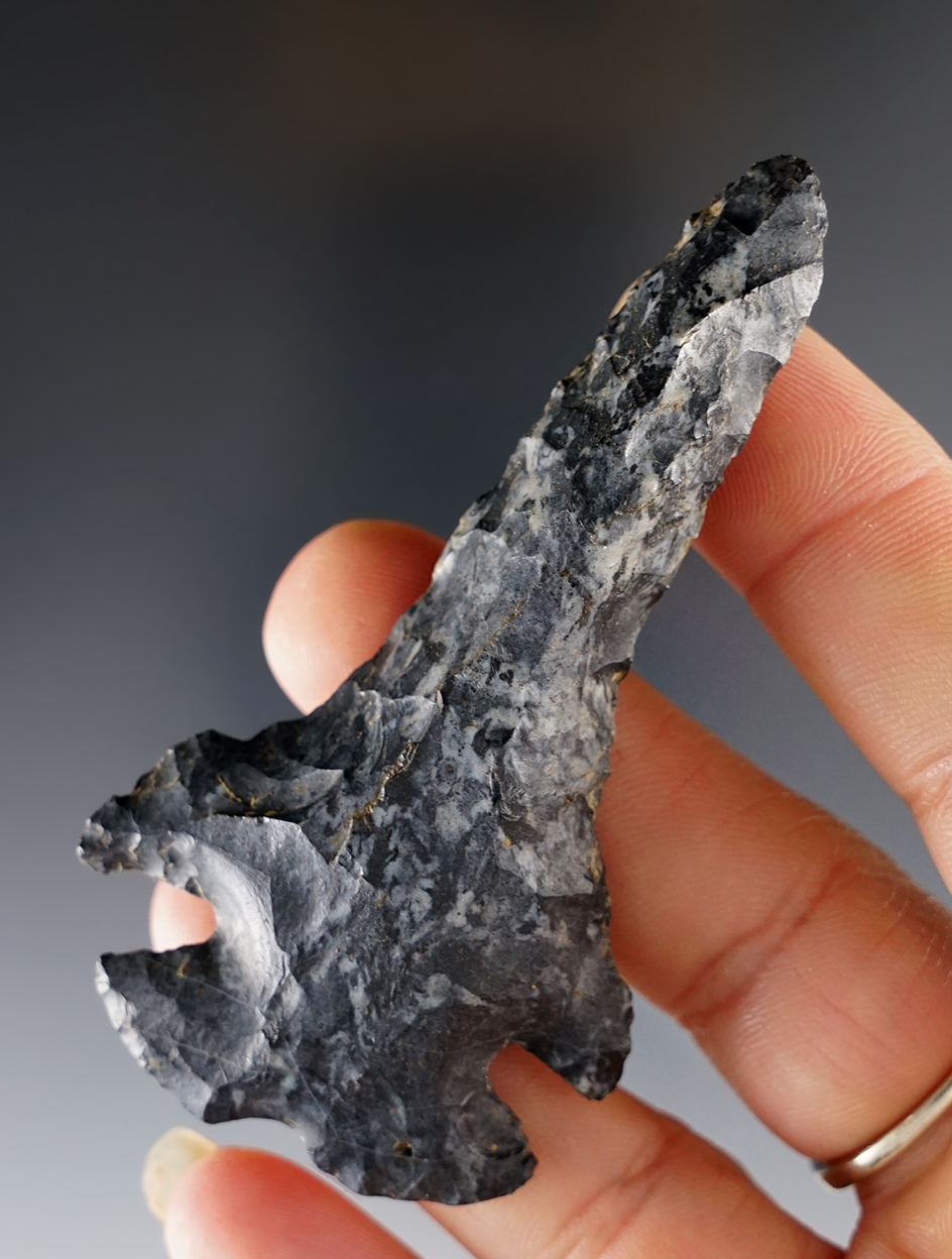 3" Notched Base Dovetail Drill in excellent condition. Found in Greene Co., Ohio.