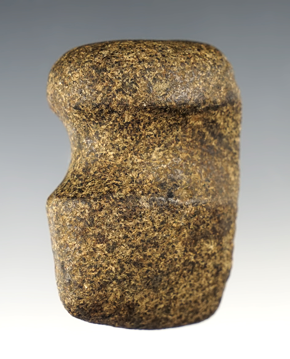 2 5/16" Miniature Full Groove Axe found in Ohio.