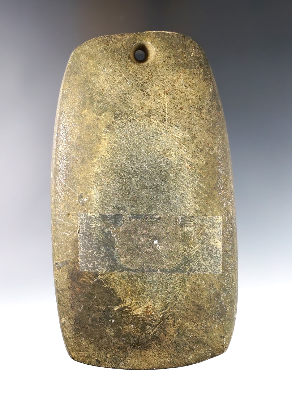 Thick & heavy!  4 7/16" Pendant that is 3/4" wide! This is a unique oddity for this type.