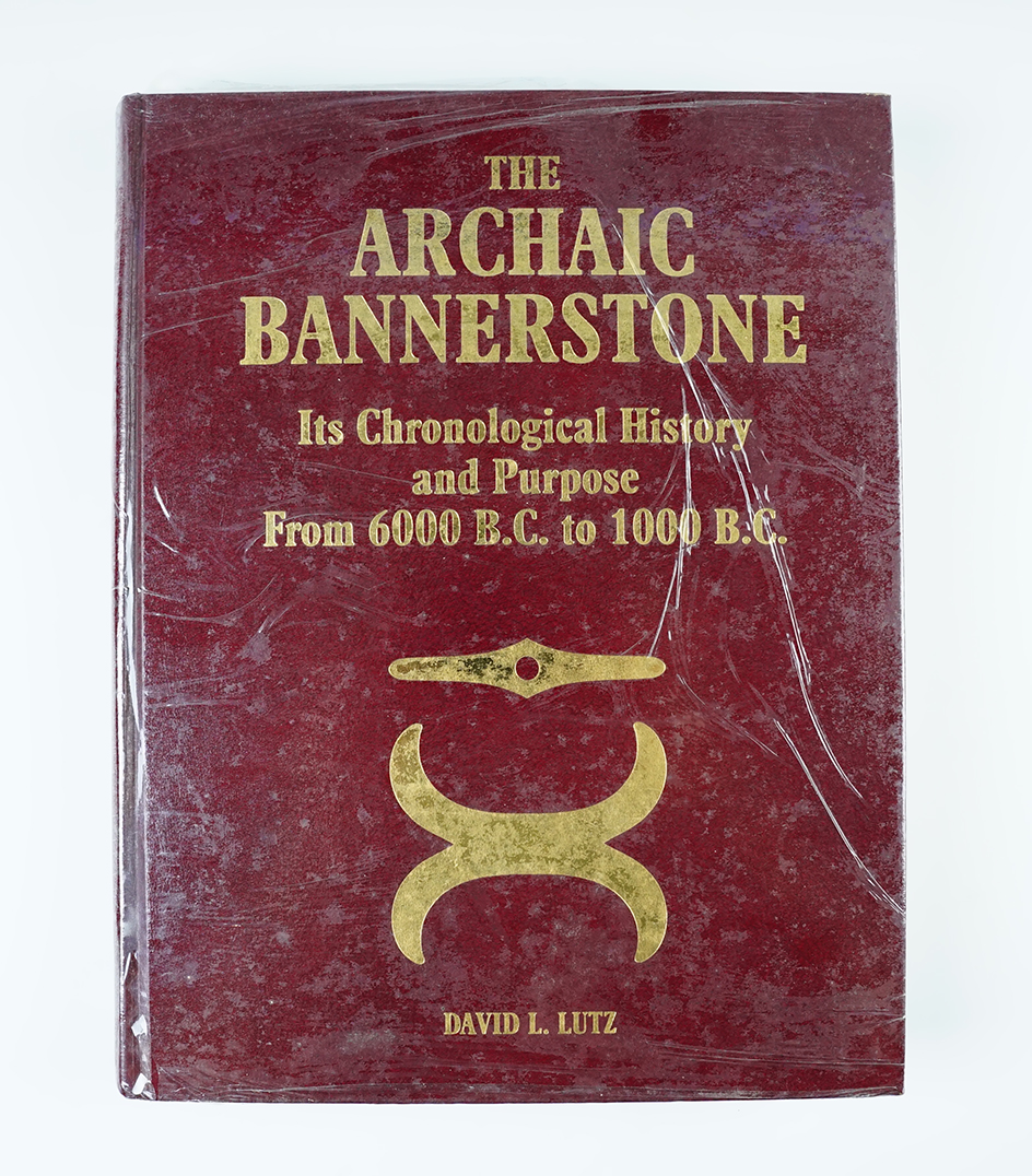 Hardcover Book: "The Archaic Bannerstone" David Lutz, 2000. 