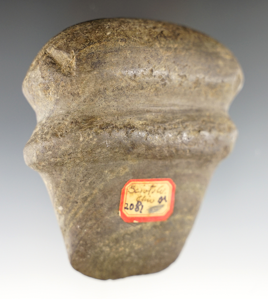 Very rare 3 5/16" miniature Miami River Axe - Scioto Co., Ohio. Collection of Walter Singer.