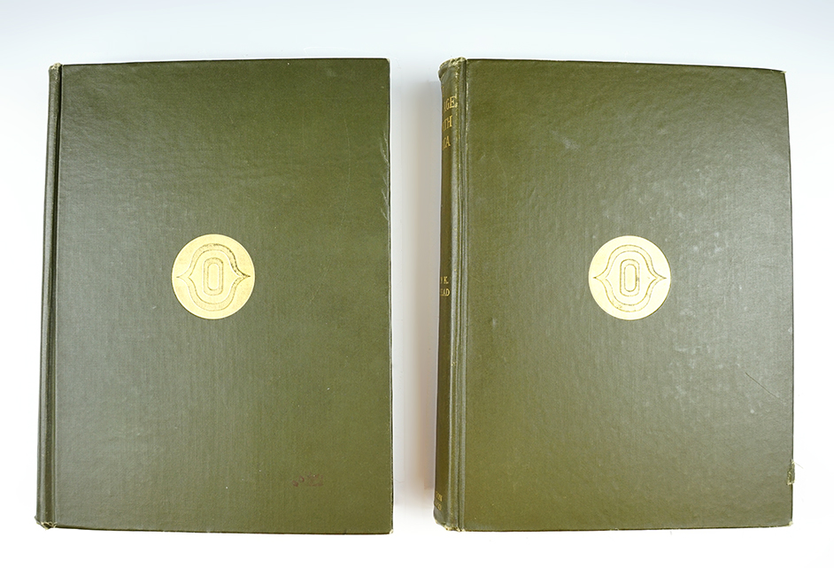 The Stone Age in North America volume 1 & 2. Warren K. Moorehead, first editions, 1910.