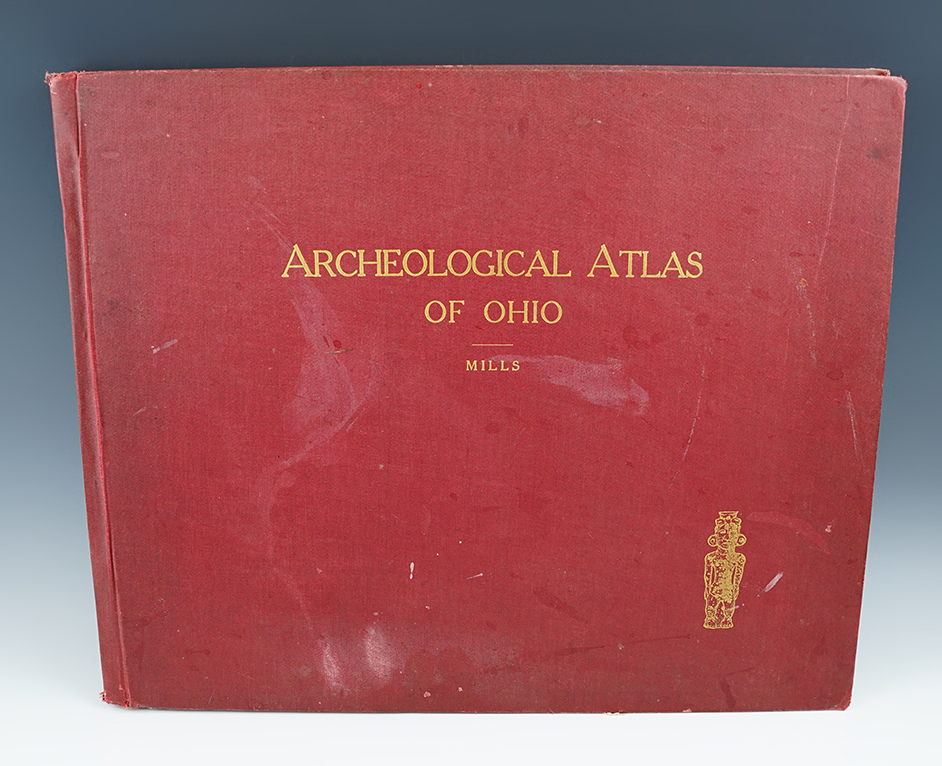 Limited-edition book! "Archaeological Atlas of Ohio" by William C. Mills. First edition, 1914.