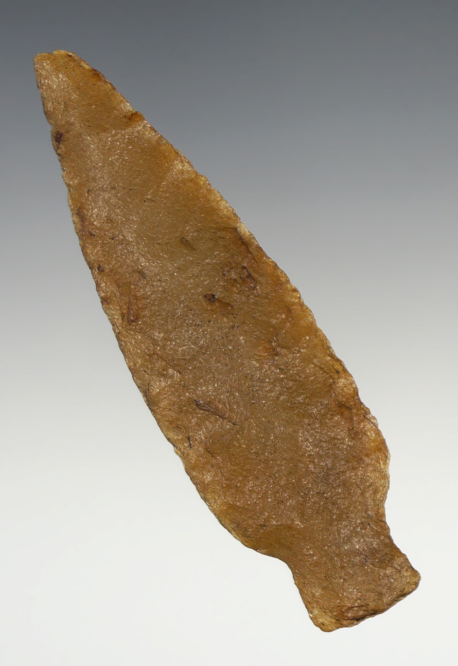 Heavily patinated 3 1/8" Hixton quartz Table Rock found in Brown Co., Wisconsin.