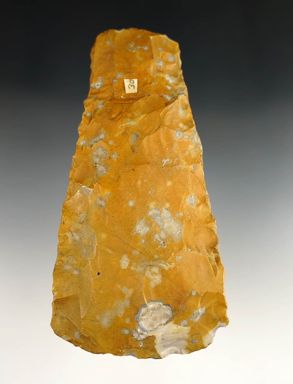 6 1/2" Danish Flint Celt found in Denmark. Comes with a Bennett COA.