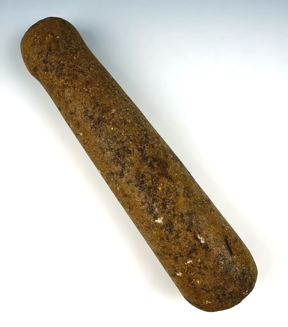 8 1/4" long nicely polished phallic effigy pestle in very nice condition.