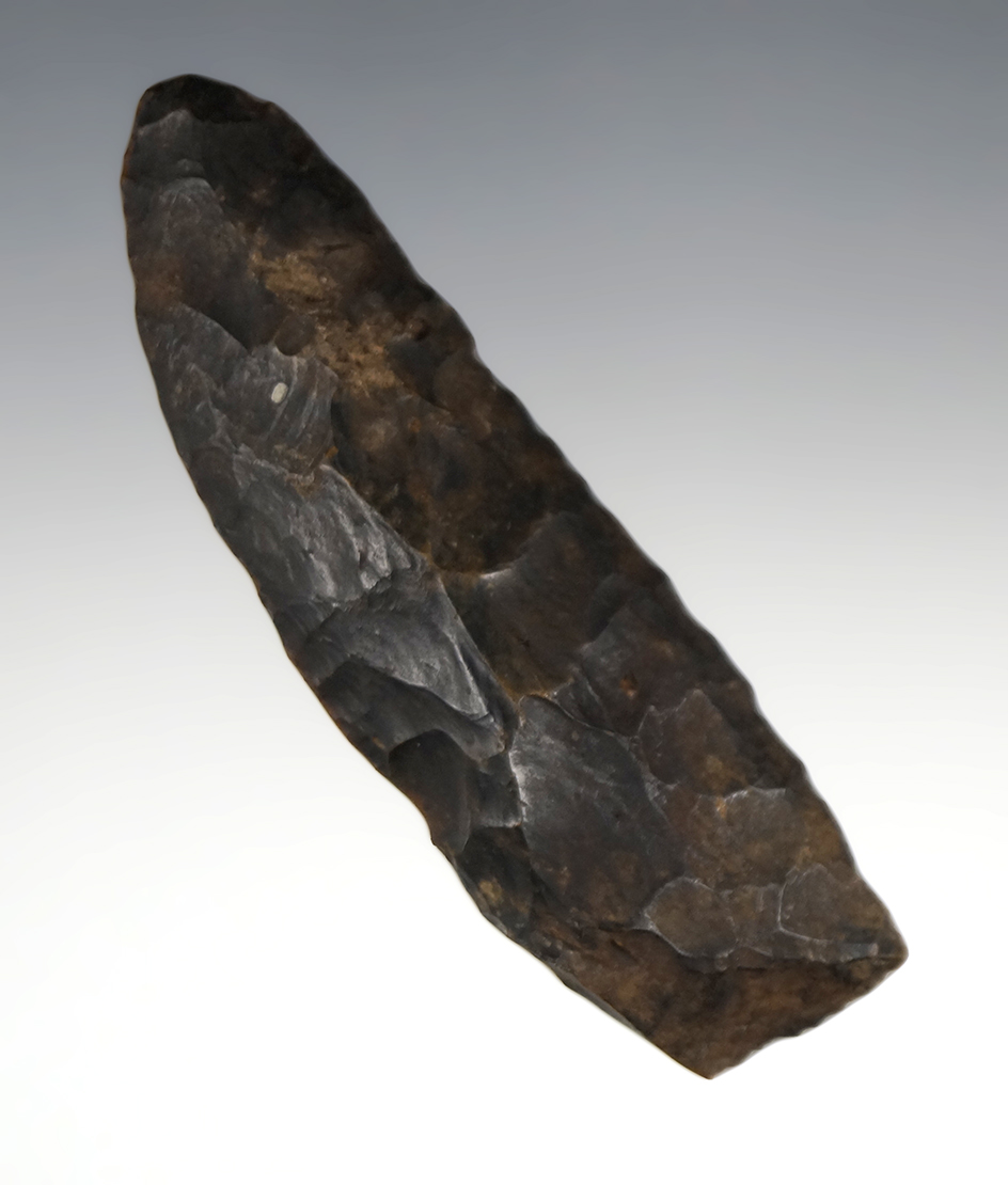 3 5/16" heavily patinated Paleo Knife found in Florida.