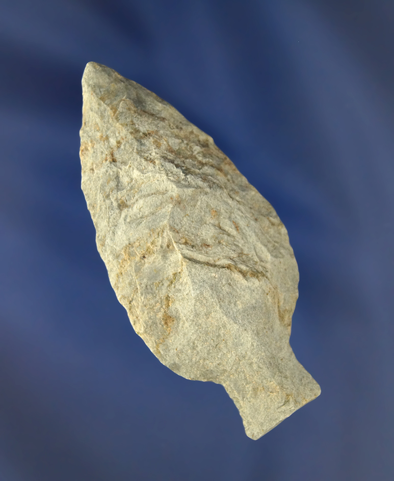 Nicely styled 2 13/16" Tablerock point made from Rhyolite found in Pennsylvania.