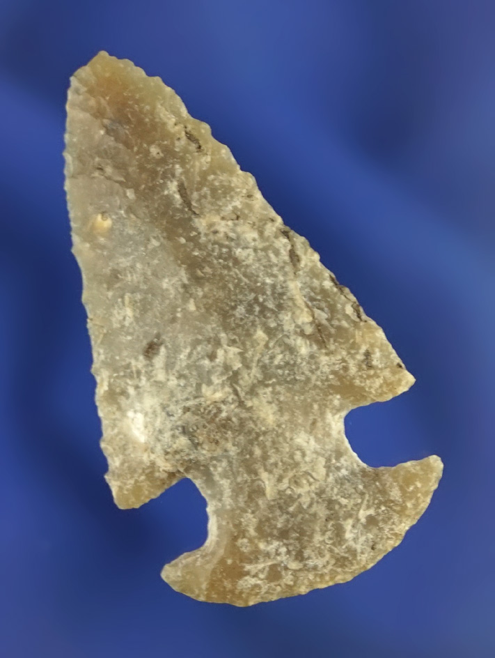 1 13/16" nicely made coral point found in Florida.