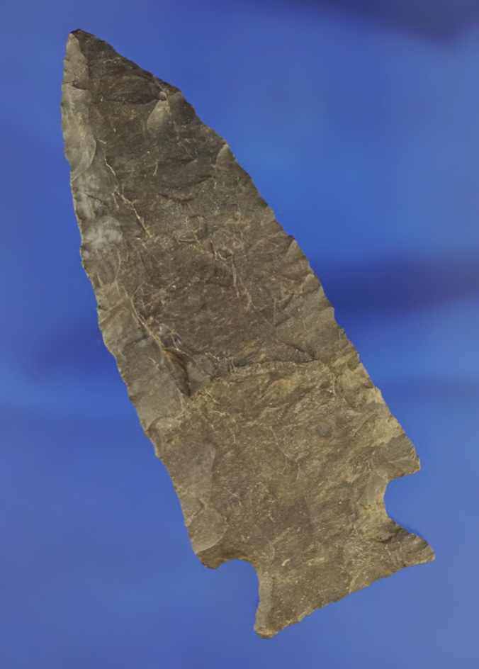 3 5/16" Dover Flint Stilwell found in Tennessee. Comes with a Davis COA.