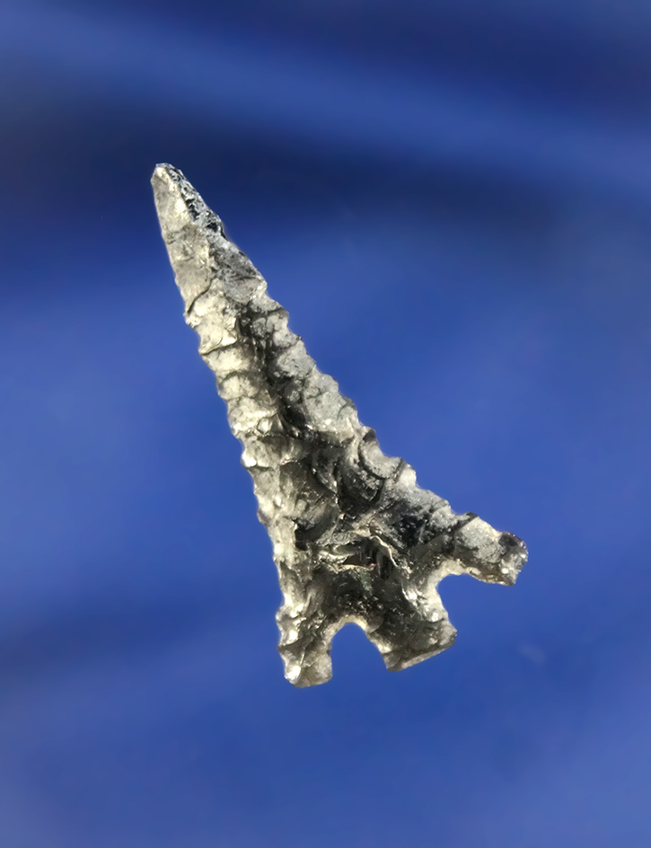 1 5/16" heavily patinated Obsidian Eastgate that is well styled in excellent condition. Found in Ore