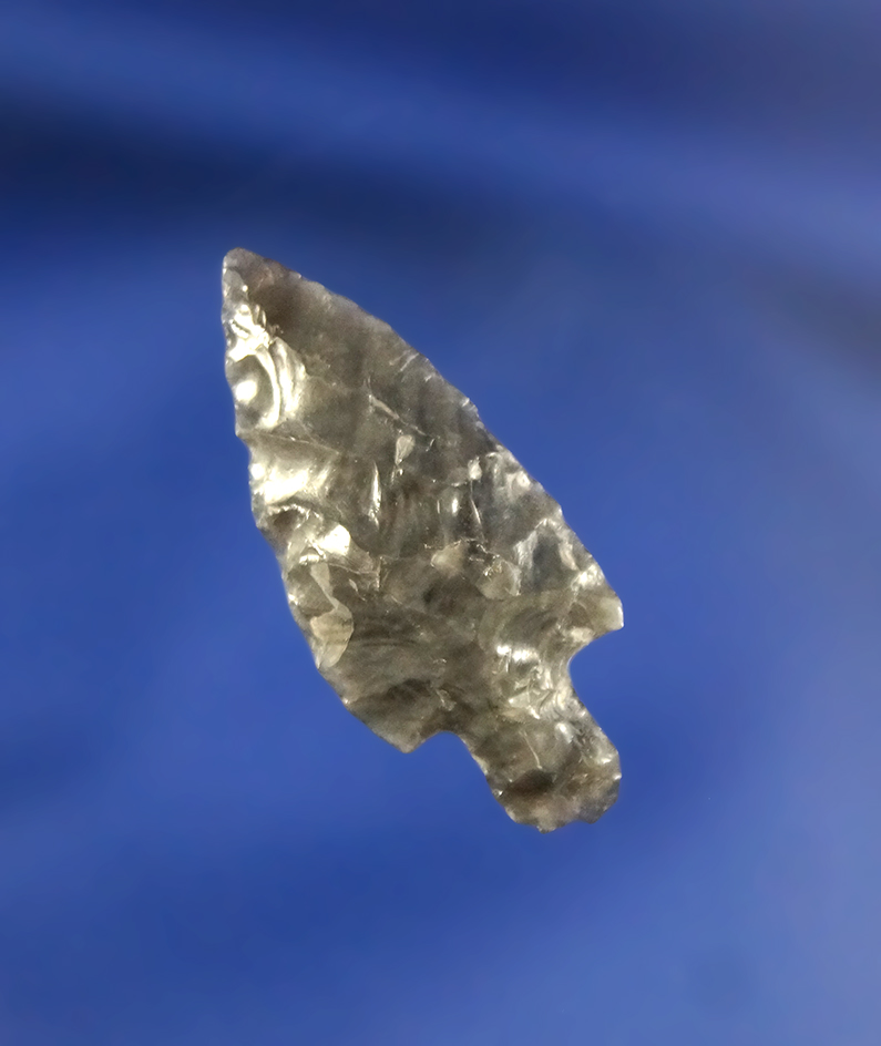 1 1/8" Wallula made from Obsidian, found in Oregon.