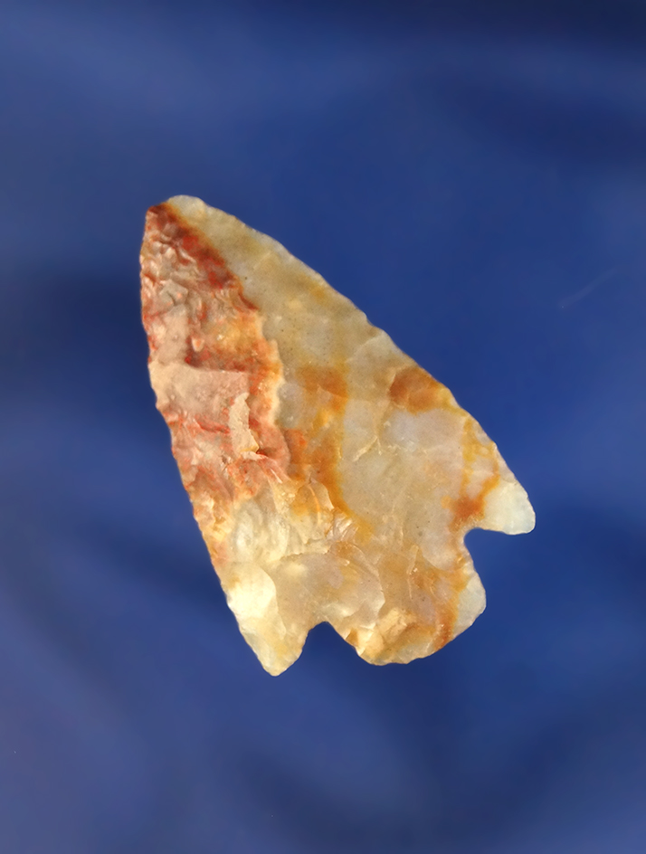 1 7/16" made from high-quality semi translucent material  found by Terri Baldridge in California.