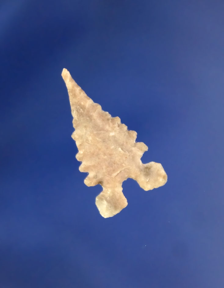 1" thin and exceptionally well made Toyah found in Arizona/New Mexico area.