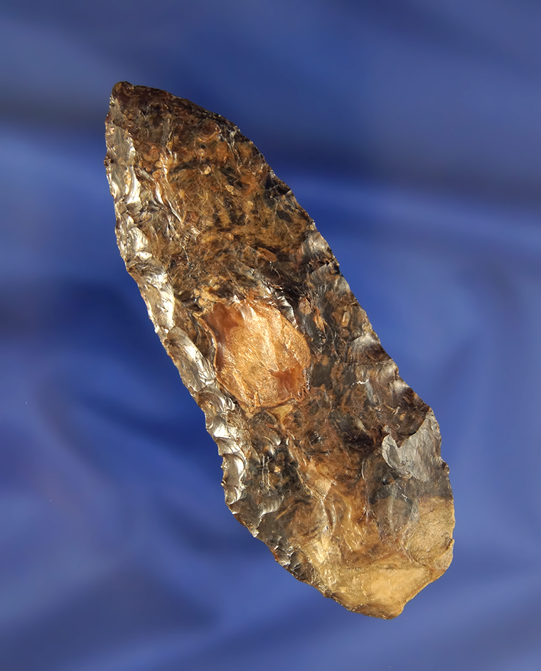 3 1/2" Wahmuza knife made from incredibly patinated Jasper found on the Oregon side of the Columbia