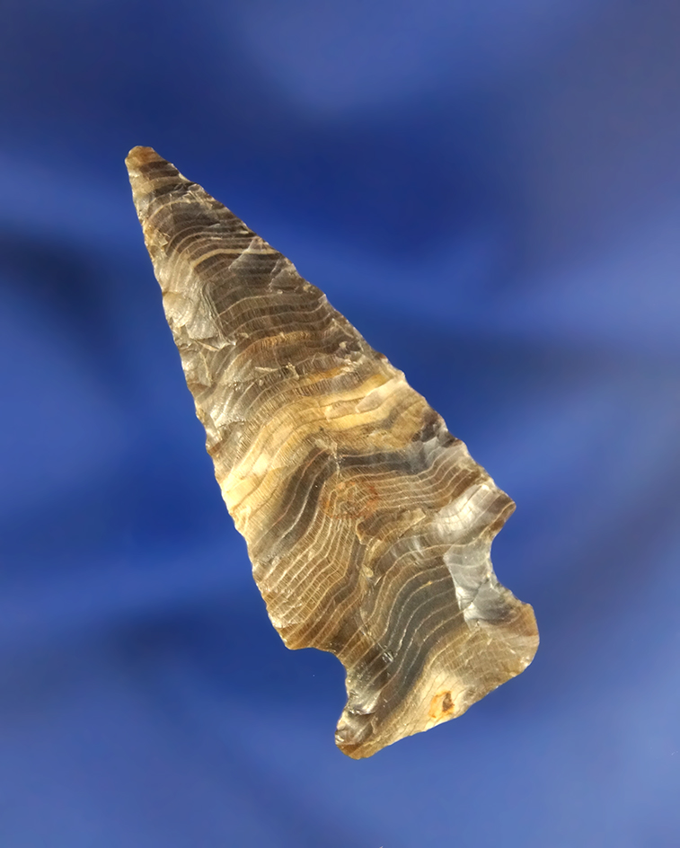 1 7/8" Wendover made from beautifully banded PetrifiedWood found near the Columbia River, WA