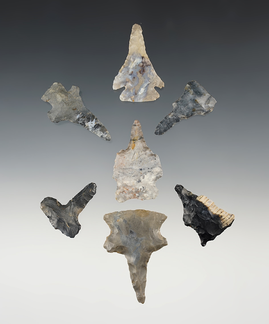 Set of 7 nice Ohio Drills. The largest is 1 7/8".