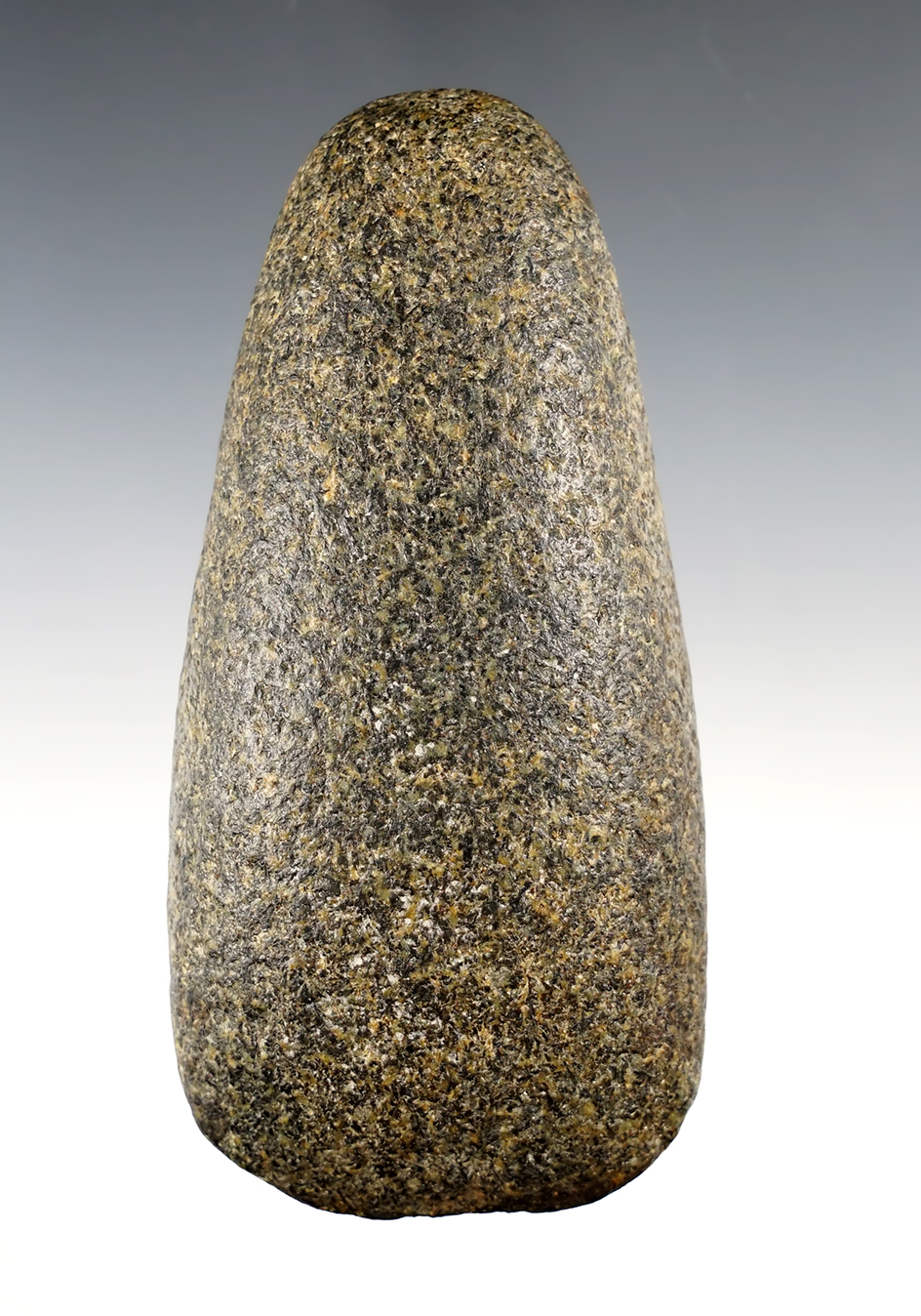 Fine 5" Hardstone Celt found near the Black Fork River, Richland Co., Ohio. Ex. Jack Hooks.