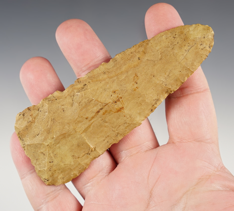 Nicely made 4 5/16" Knife found in Jackson Co., Illinois. 