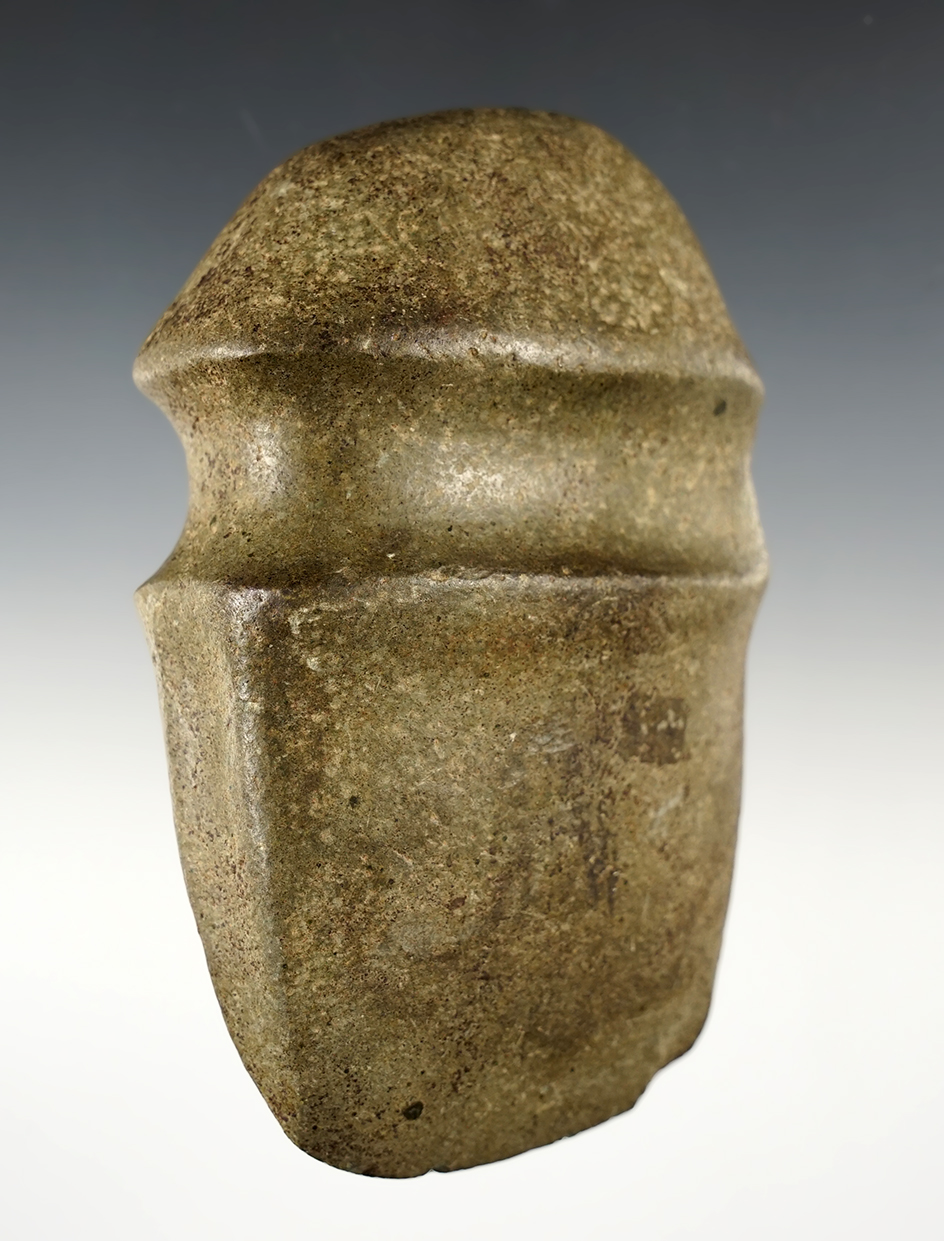 Superb 5 1/8" long 3/4 Grooved Axe found in Greene Co., Illinois. 