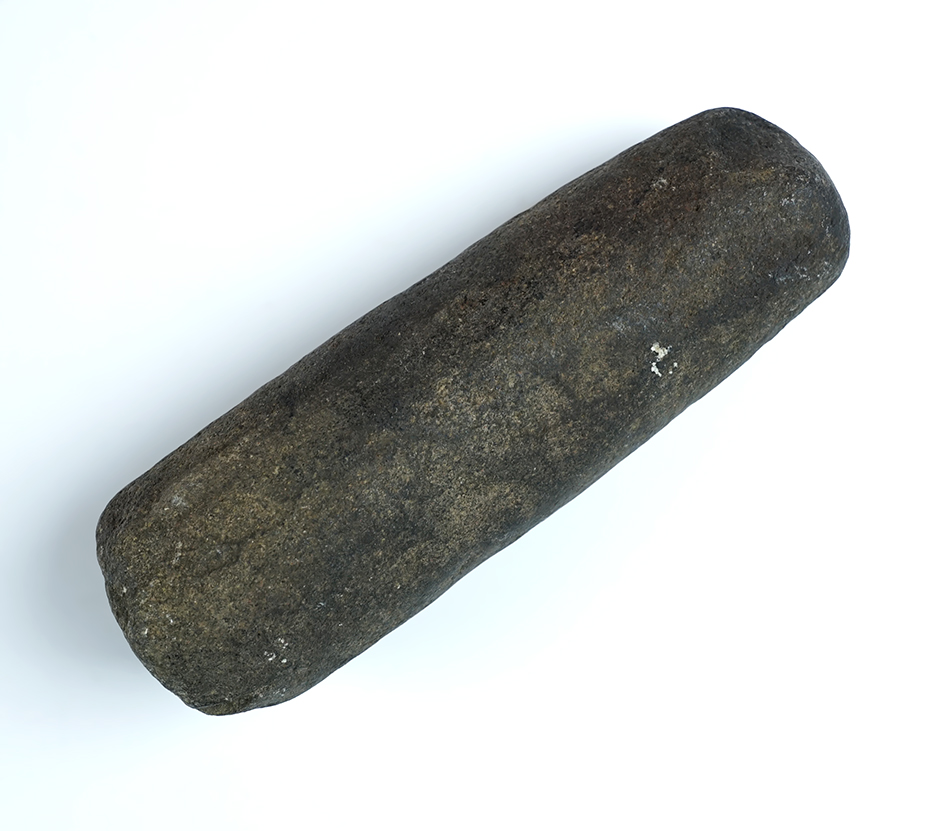 6 1/8" Roller Pestle that is well patinated. Found in the Midwestern U.S.