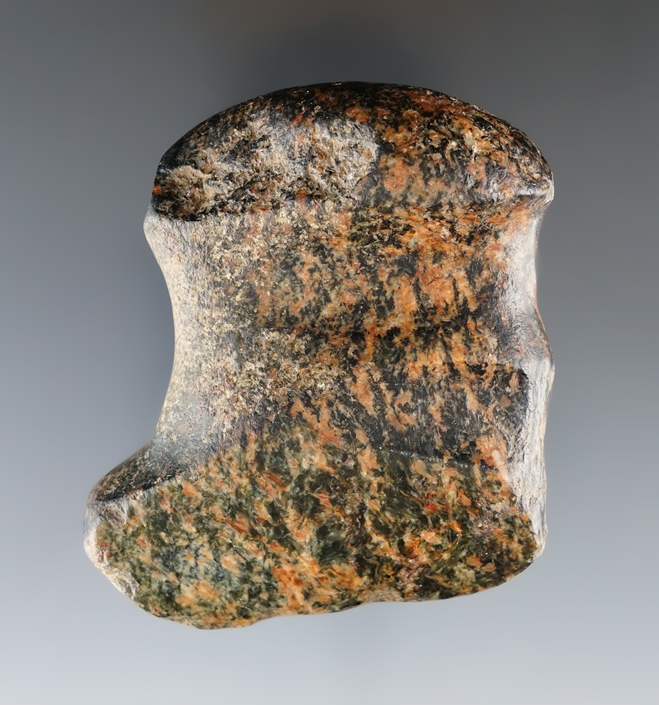 Rare style! 2 1/2" wide "Pecos" Axe from northern New Mexico with a unique secondary groove