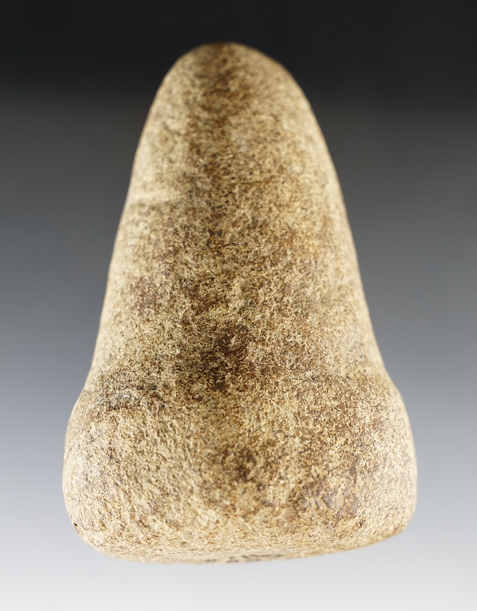 5 1/8" Hardstone Bell Pestle found years ago in Fayette Co., Ohio.