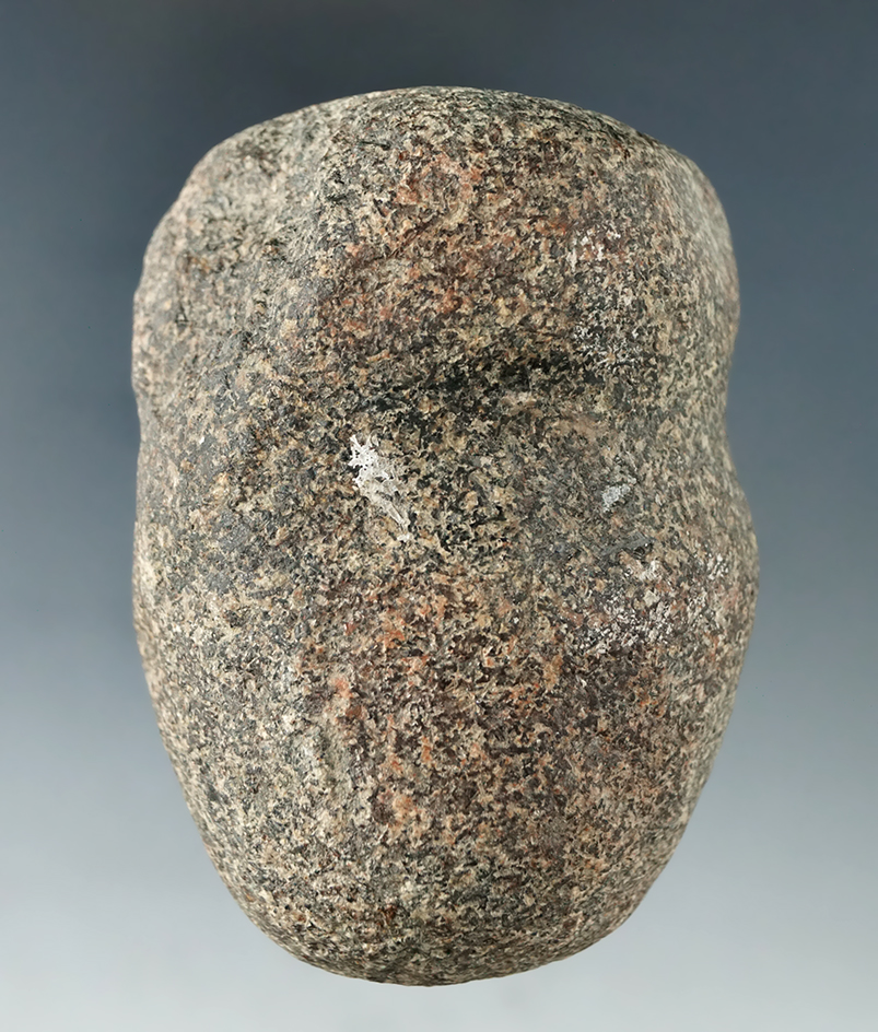 3 3/8" long 3/4 grooved Hammerstone found in Ohio