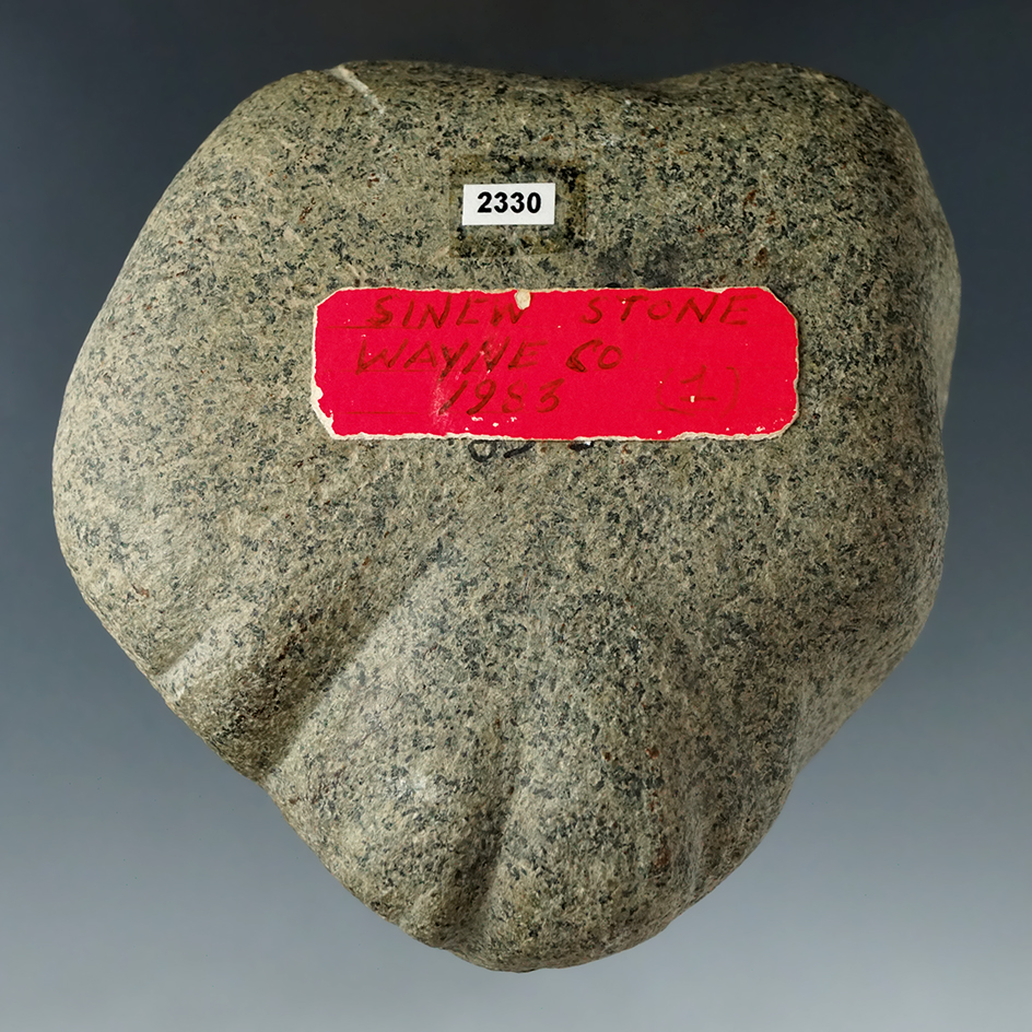 3 3/4" Hardstone awl sharpening stone found in Ohio.