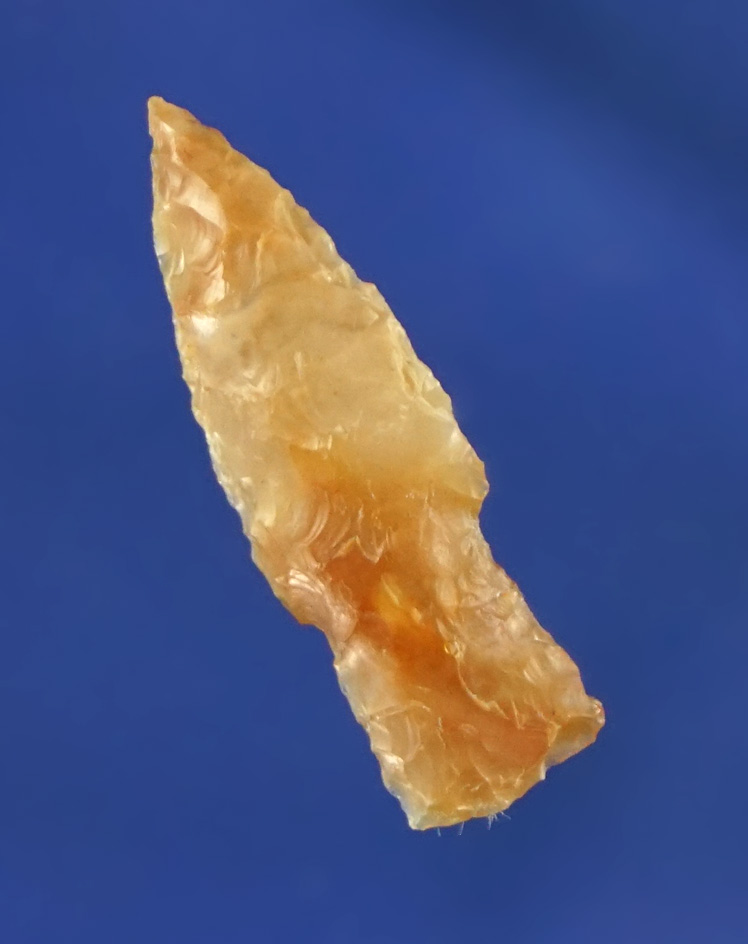 15/16" Dagger point found near Plymouth Washington in 1963 by Kaye Don Bruce.