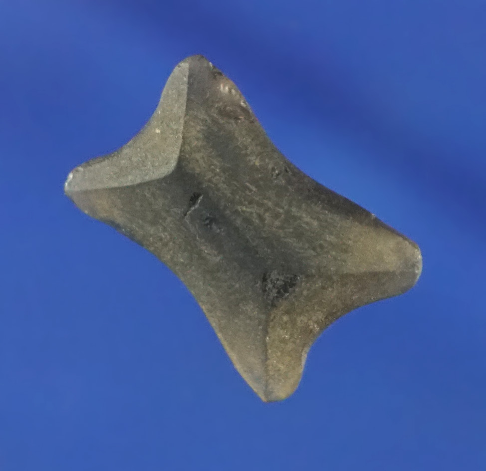 Classic style 5/8" long cruciform type two found near Alamogordo New Mexico in excellent condition.