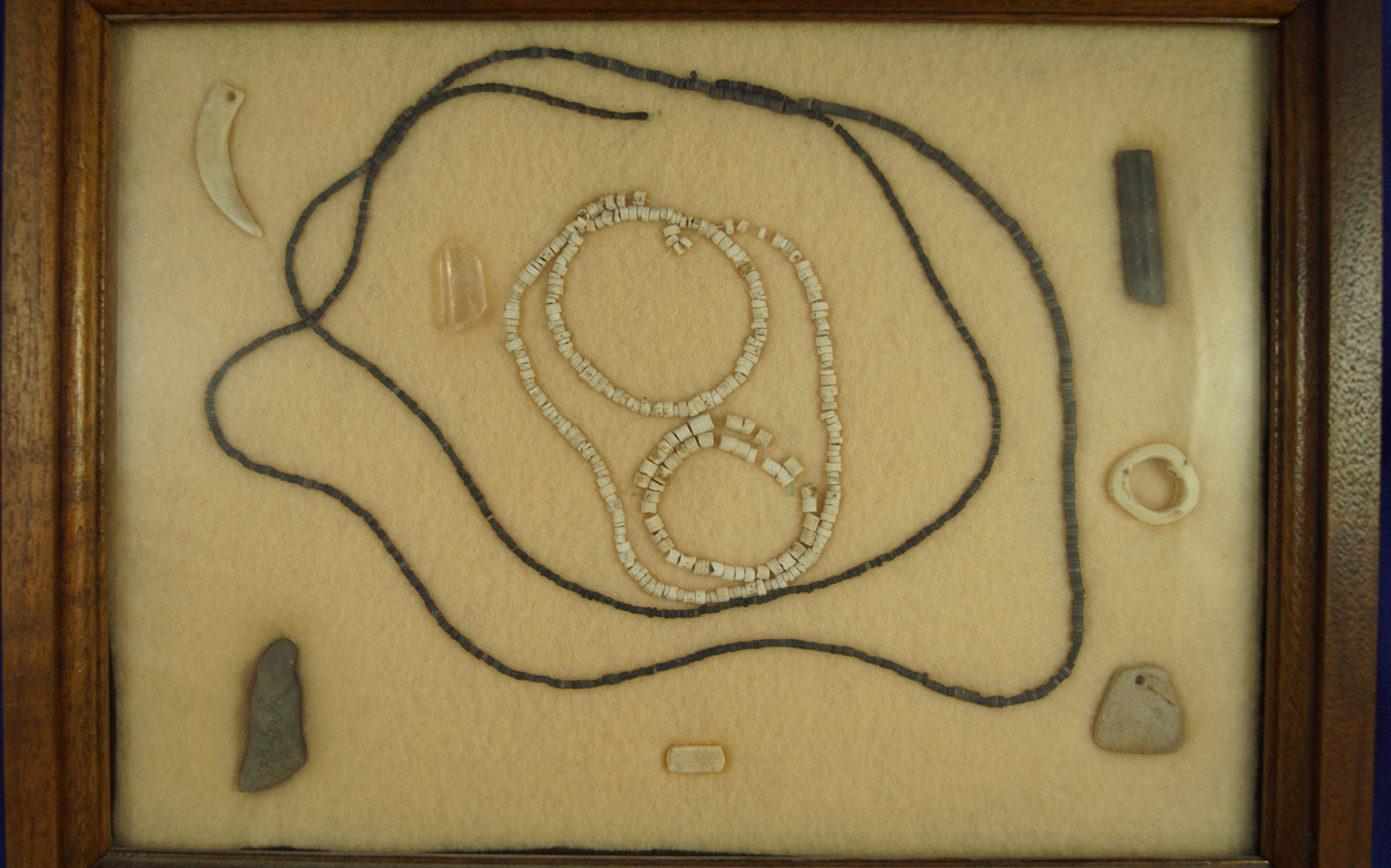 Nice group of artifacts consisting of beads and jewelry found in eastern Arizona.