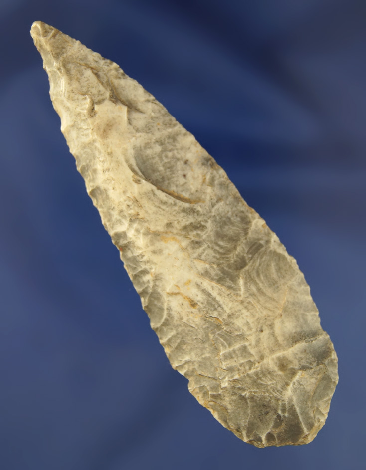 3 3/4" heavily patinated Cobbs Knife found in Pettis Co.,  Missouri.