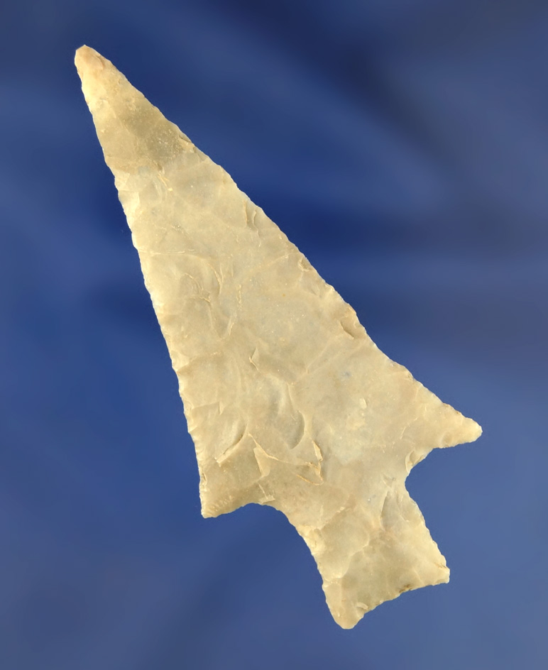 Thin and well flaked 2 15/16" Texas Arrowhead in good condition.
