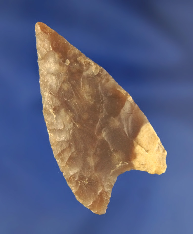 Beautiful material on this 2 1/16" Kinney Knife found in Texas.