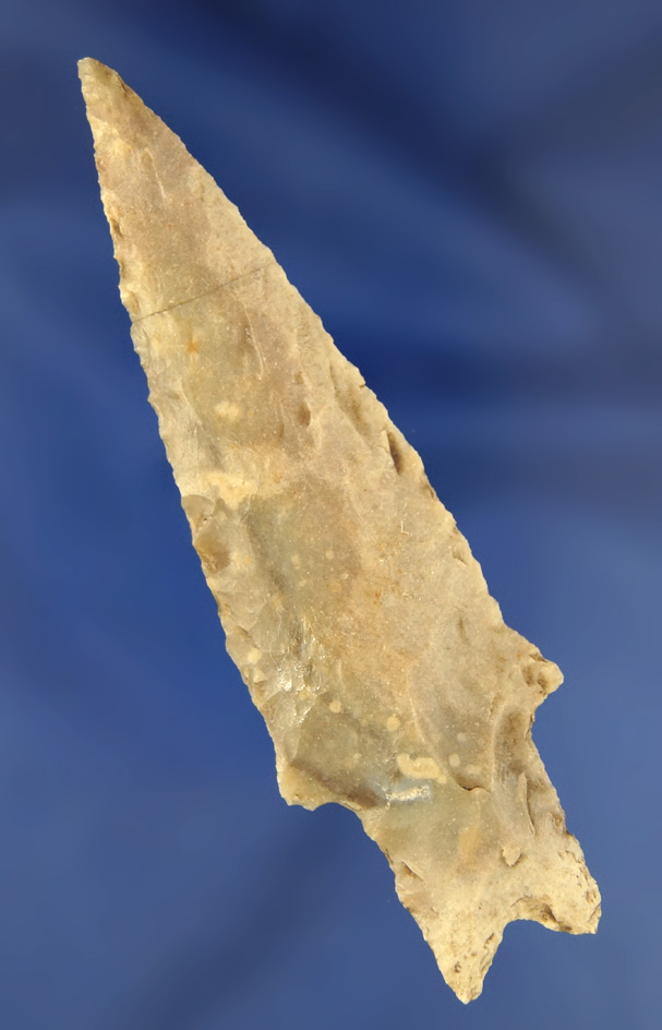 3 5/8" Texas Arrowhead that is broken and glued tight near the tip.