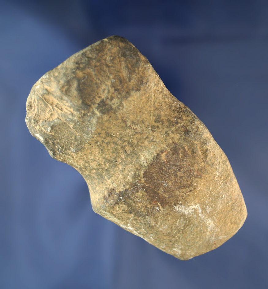 3 5/8" full grooved Axe found in Ohio.