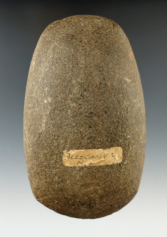 4 9/16" Stone Celt in very nice condition found in Allegheny Co., New York.