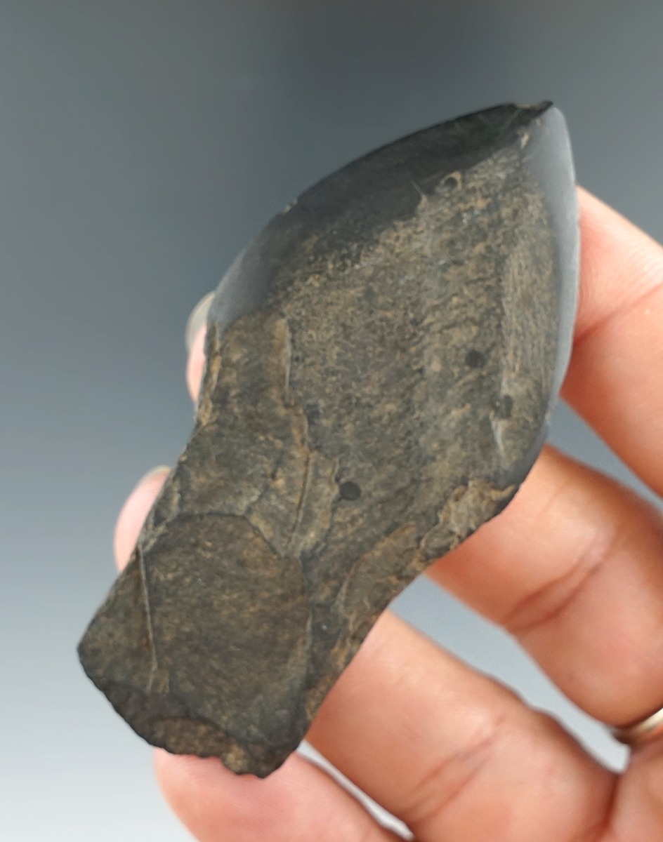 2 3/4" Slate Point. St. Lawrence Island,  Alaska. Comes with a Stermer COA.