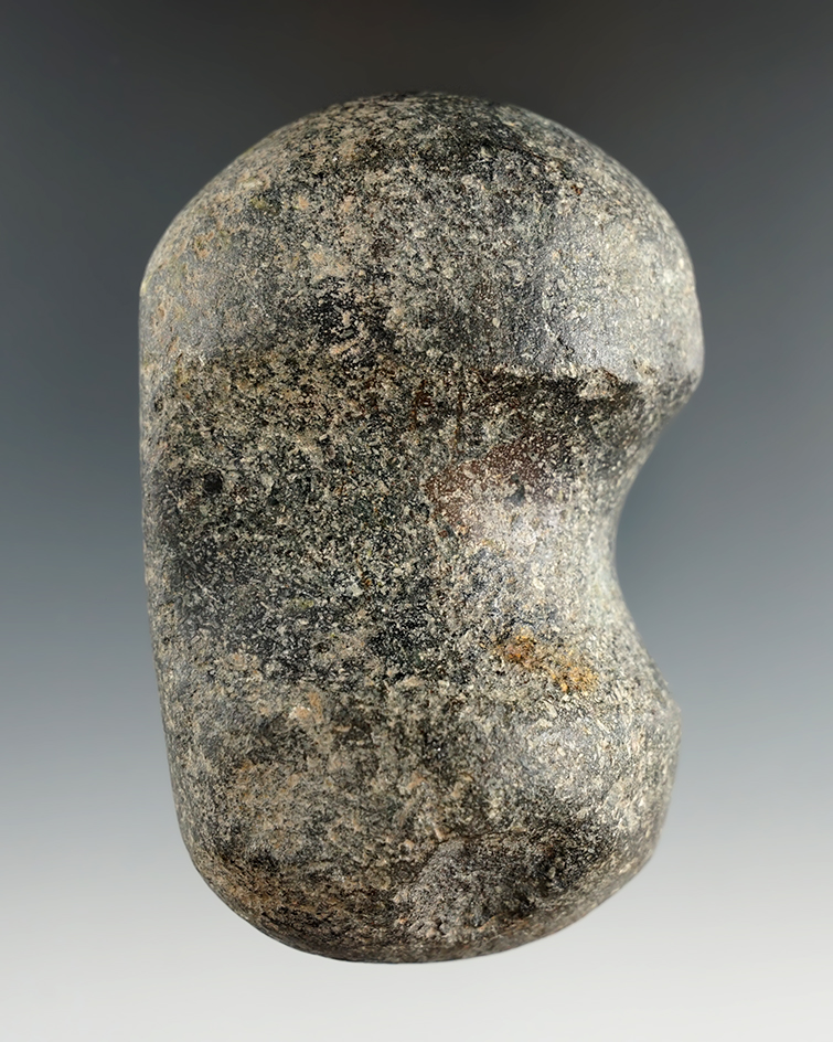 Well styled 3 1/2" Long 3/4 Groove Hohokam Hammerstone found in Arizona.