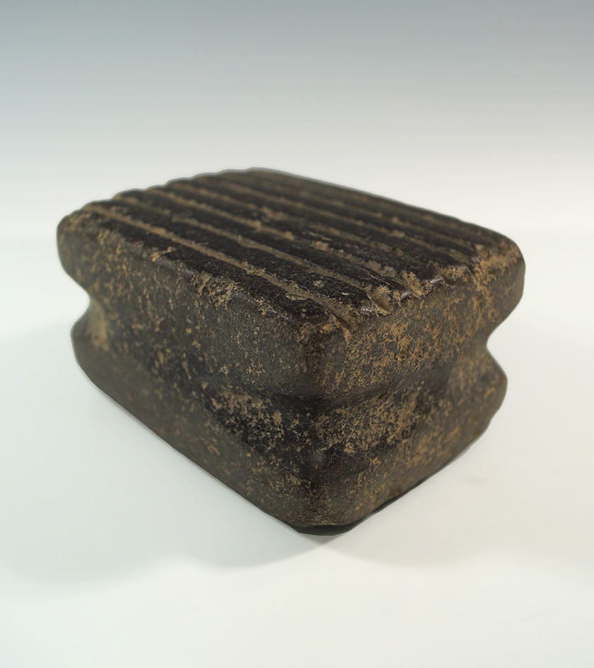 Large and nice! Very heavy 4" by 2 3/4" highly polished pre-Columbian Bark Beater.