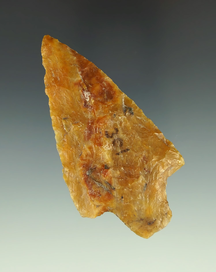 3 1/8" Newnan point made from attractive coral found in Florida.
